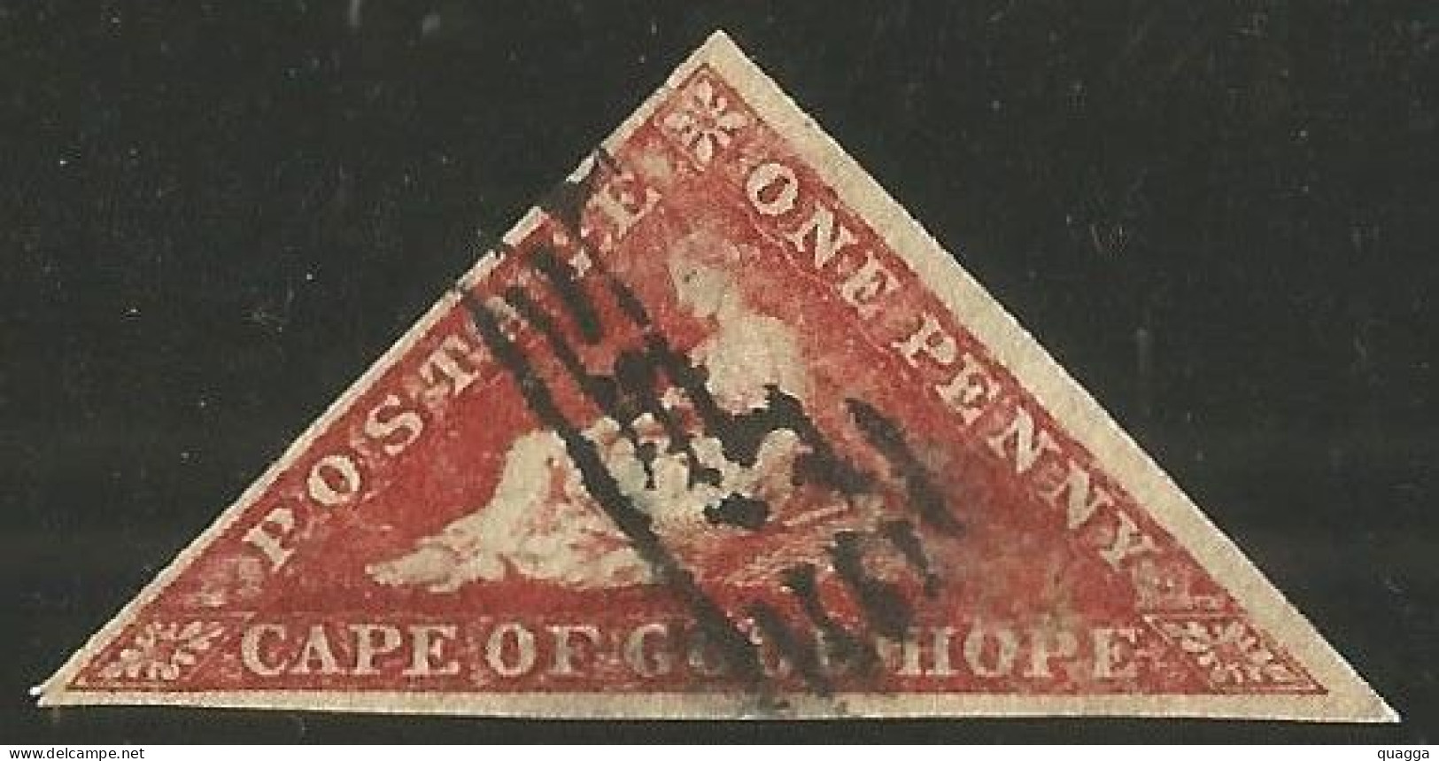 Cape Of Good Hope 1863. 1d Deep Carmine-red, SG 18, SACC 14, - Cape Of Good Hope (1853-1904)