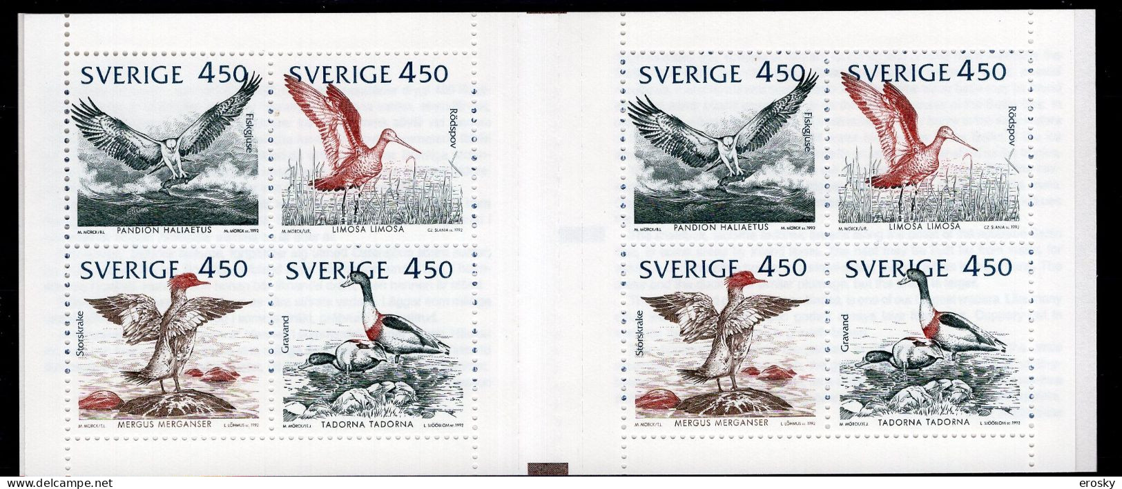 F1667 - SUEDE SWEDEN N°1724 ** Oiseaux - 1981-..