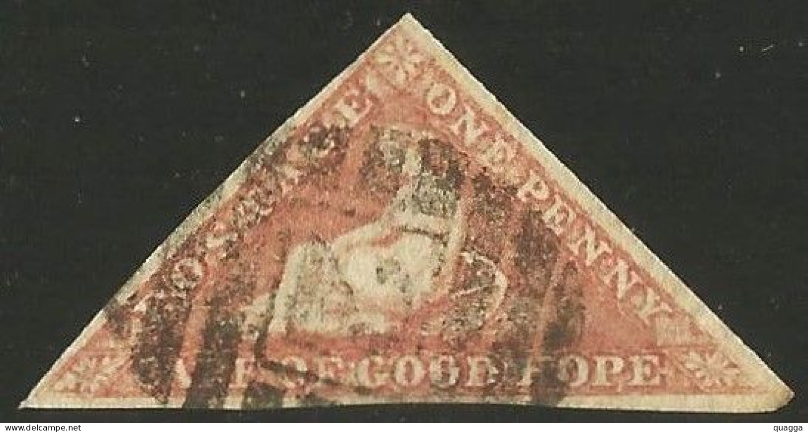 Cape Of Good Hope 1863. 1d Browish-red, SG 18c, SACC 14b, - Cape Of Good Hope (1853-1904)