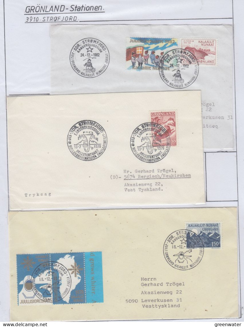 Greenland Station Stromfjord  6 Covers  (GB179) - Forschungsstationen & Arctic Driftstationen