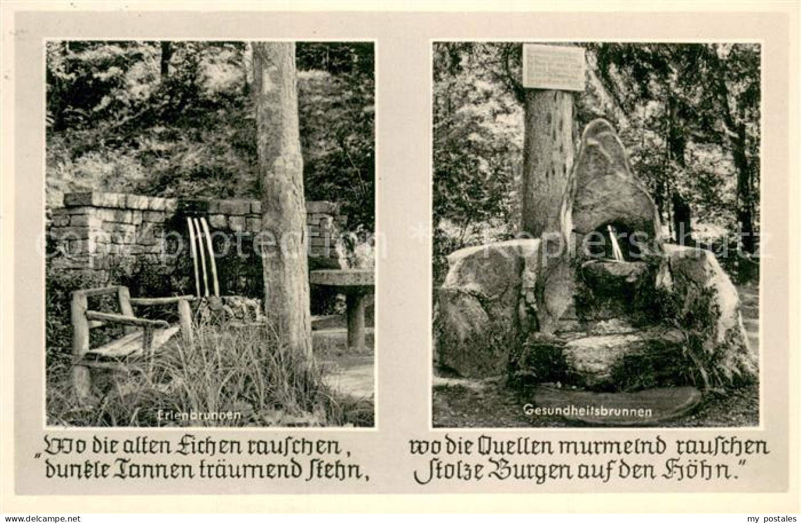 73698056 Bad Koenig Odenwald Erlenbrunnen Gesundheitsbrunnen Bad Koenig Odenwald - Bad König