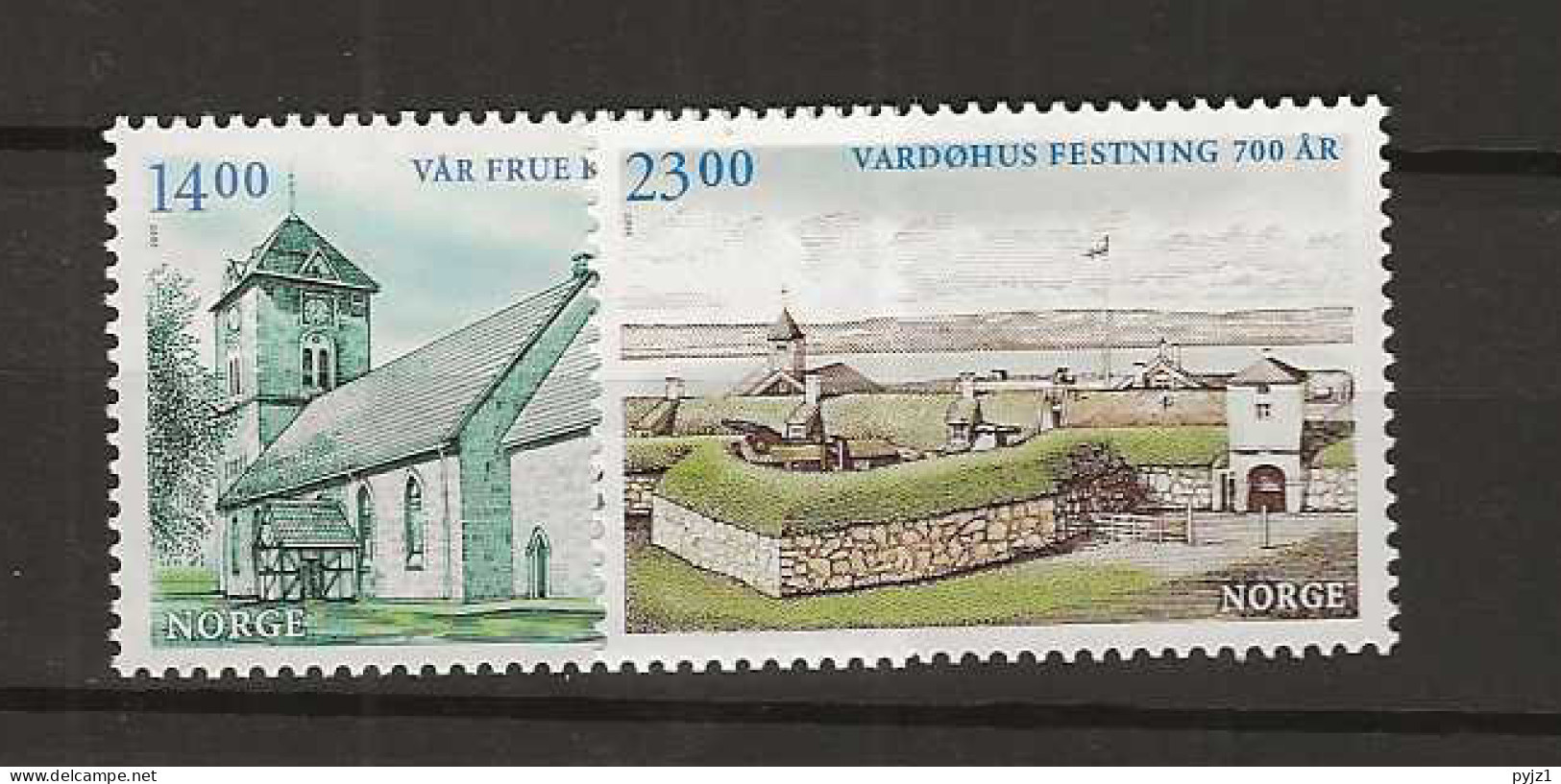 2007 MNH Norway, Mi 1617-18 Postfris** - Neufs