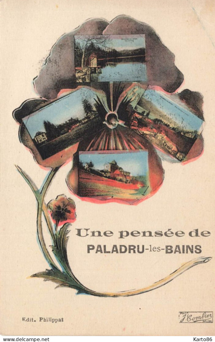 Paladru Les Bains * Souvenir Du Village , Une Pensée ! - Paladru