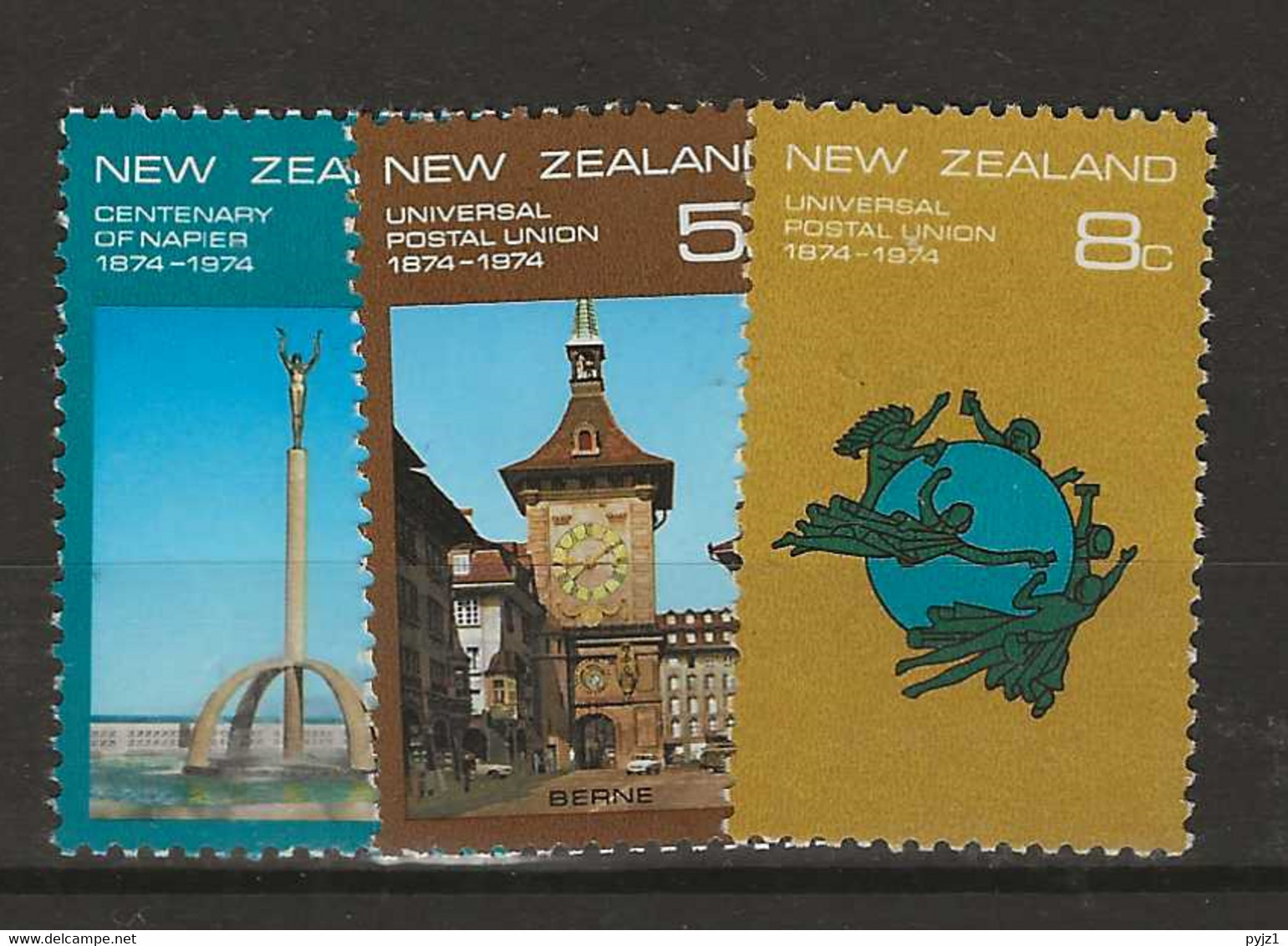 1974 MNH New Zealand Mi 630-32 Postfris** - Unused Stamps