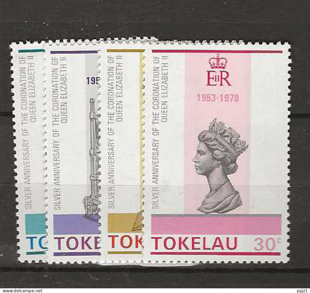 1978 MNH Tokelau Mi 54-57 Postfris** - Tokelau