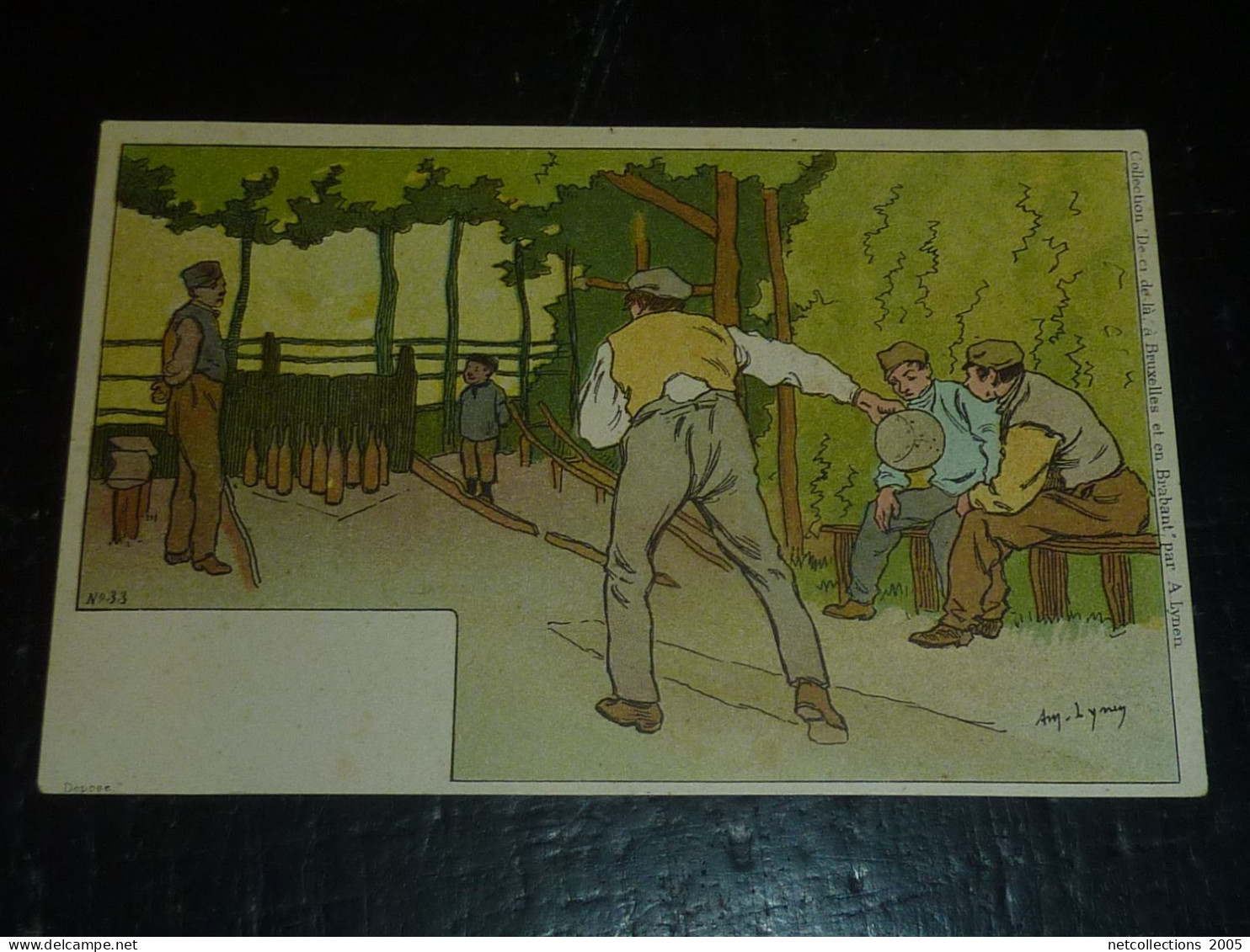 LYNEN AMEDEE ERNEST N°33 JEU DE QUILLES - CARTE POSTALE (D-F) - Lynen, Amédée-Ernest