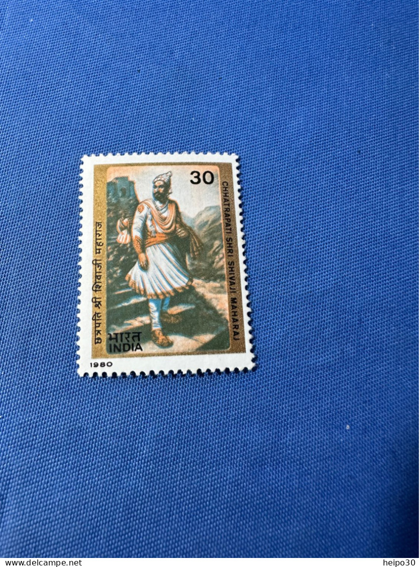 India 1980 Michel 824 Chhatrapati Shri Shivaji Maharaj MNH - Nuevos