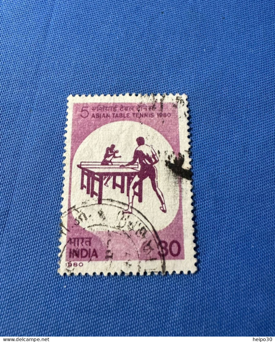 India 1980 Michel 825 Tischtennismeisterschaften Kalkutta - Used Stamps