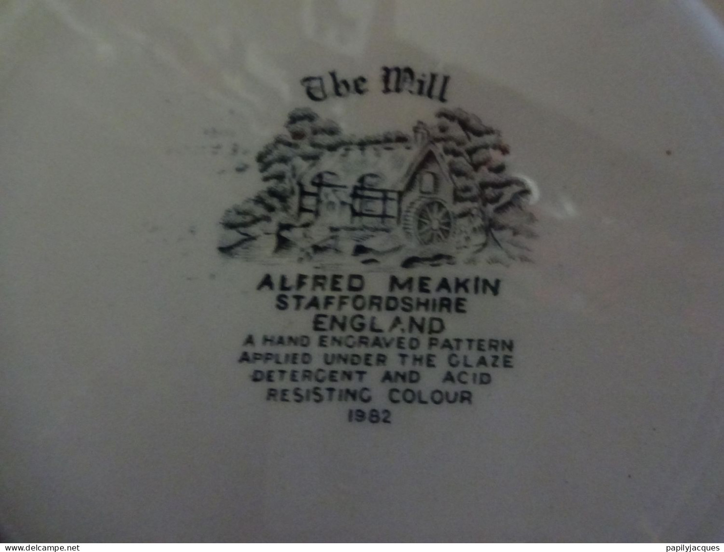 Assiette Angleterre The Mill 1982 Alfred Meakin - Zonder Classificatie