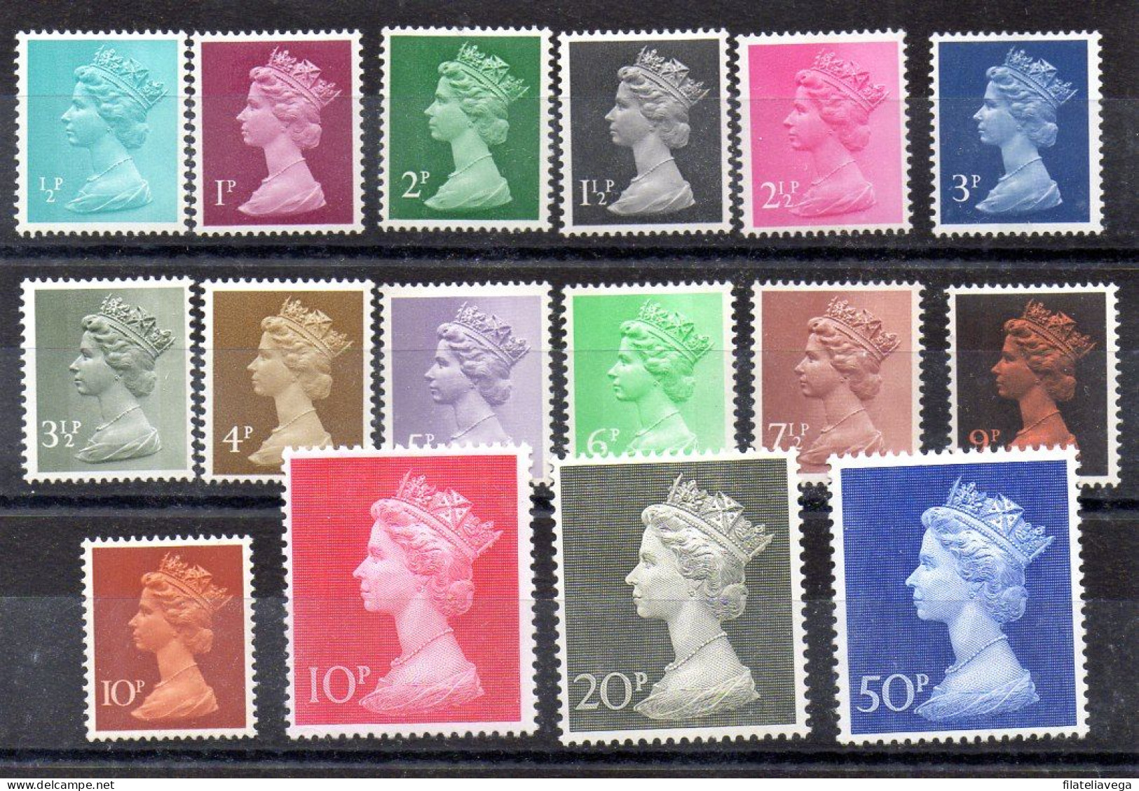 Gran Bretaña Serie Nº Yvert 605/20 ** (Faltan 605A, 608A ,613A) - Unused Stamps