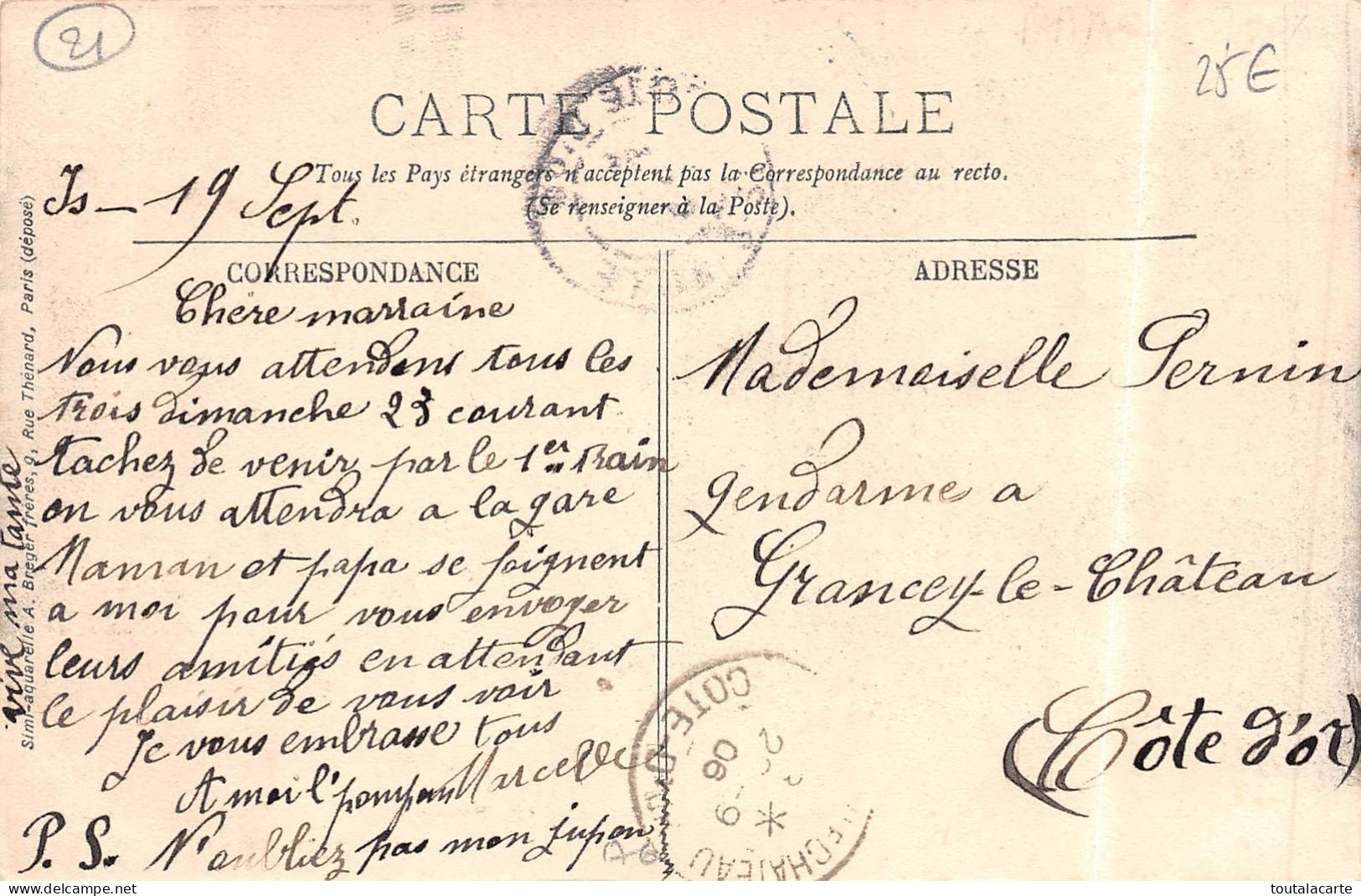 CPA 21 IS SUR TILLE BUREAU DE POSTE Le Bureau De Poste Est à Droite Volets Verts Superbe Devanture Tabac Cartes.... RARE - Is Sur Tille