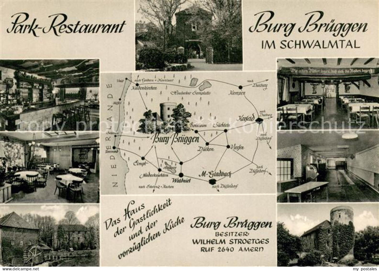 73697389 Schwalmtal Niederrhein Park- Restaurant Burg Brueggen  Schwalmtal Niede - Schwalmtal