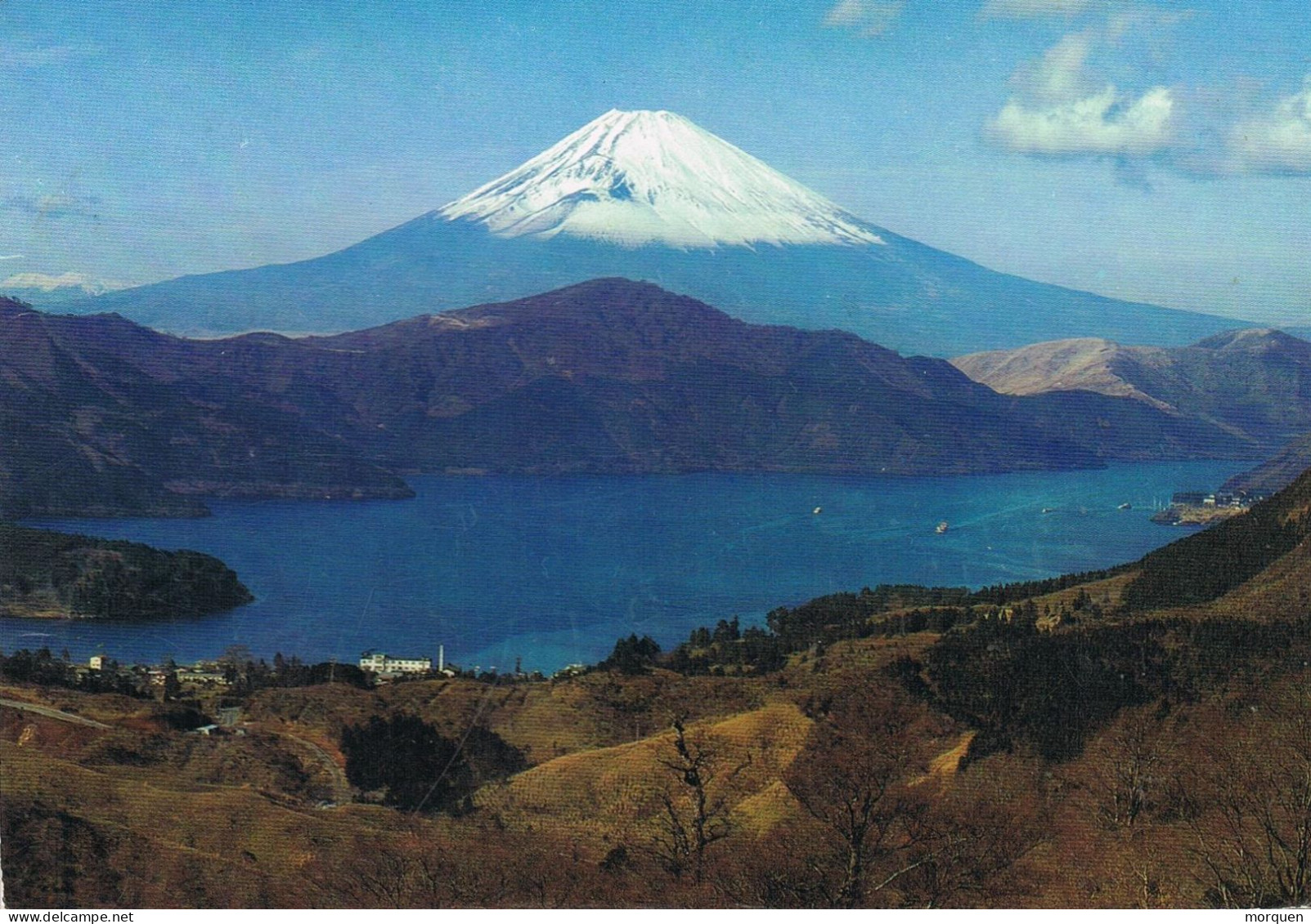 54214. Postal Aerea KYOTO (Japon) 1972. Vista Monte FUJI, Fujiyama - Lettres & Documents