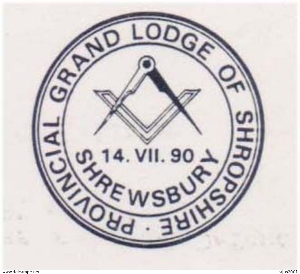 Masonic Trust For Girls Boys, Salopian Lodge Of Charity, Military, Civil Lodge, Freemasonry Singed By Grand Master Cover - Vrijmetselarij