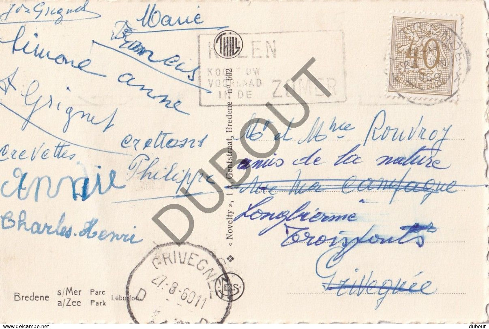 Postkaart - Carte Postale - Bredene - Leburton (C5644) - Bredene