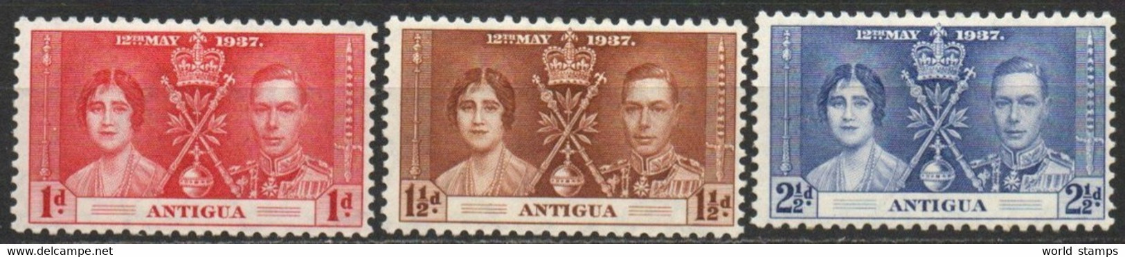 ANTIGUA 1937 * - 1858-1960 Crown Colony