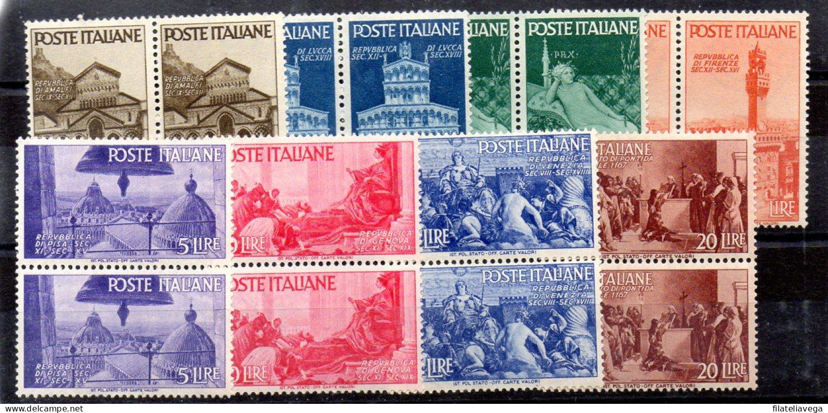 Italia 2 Series Nº Yvert 504/11 ** - Mint/hinged