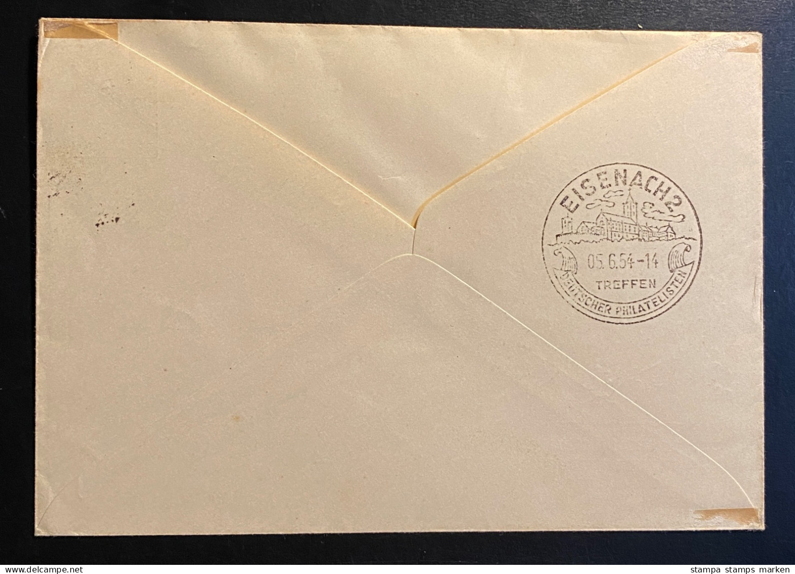 DDR 1954 Privater Ganzsachenumschlag Mi. PU 11 Gestempelt/o Gotha +  Sonderstempel Kutschenbeförderung - Enveloppes Privées - Oblitérées