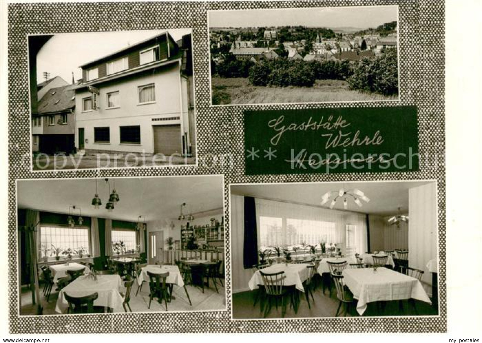 73697267 Hadamar Westerwald Gaststaette Wehrle Gastraum Panorama Hadamar Westerw - Hadamar