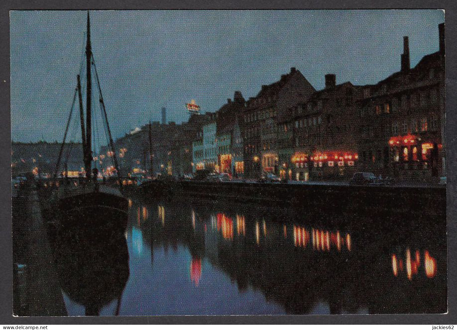 112475/ KØBENHAVN, New Harbour By Night, Nyhavn - Danemark