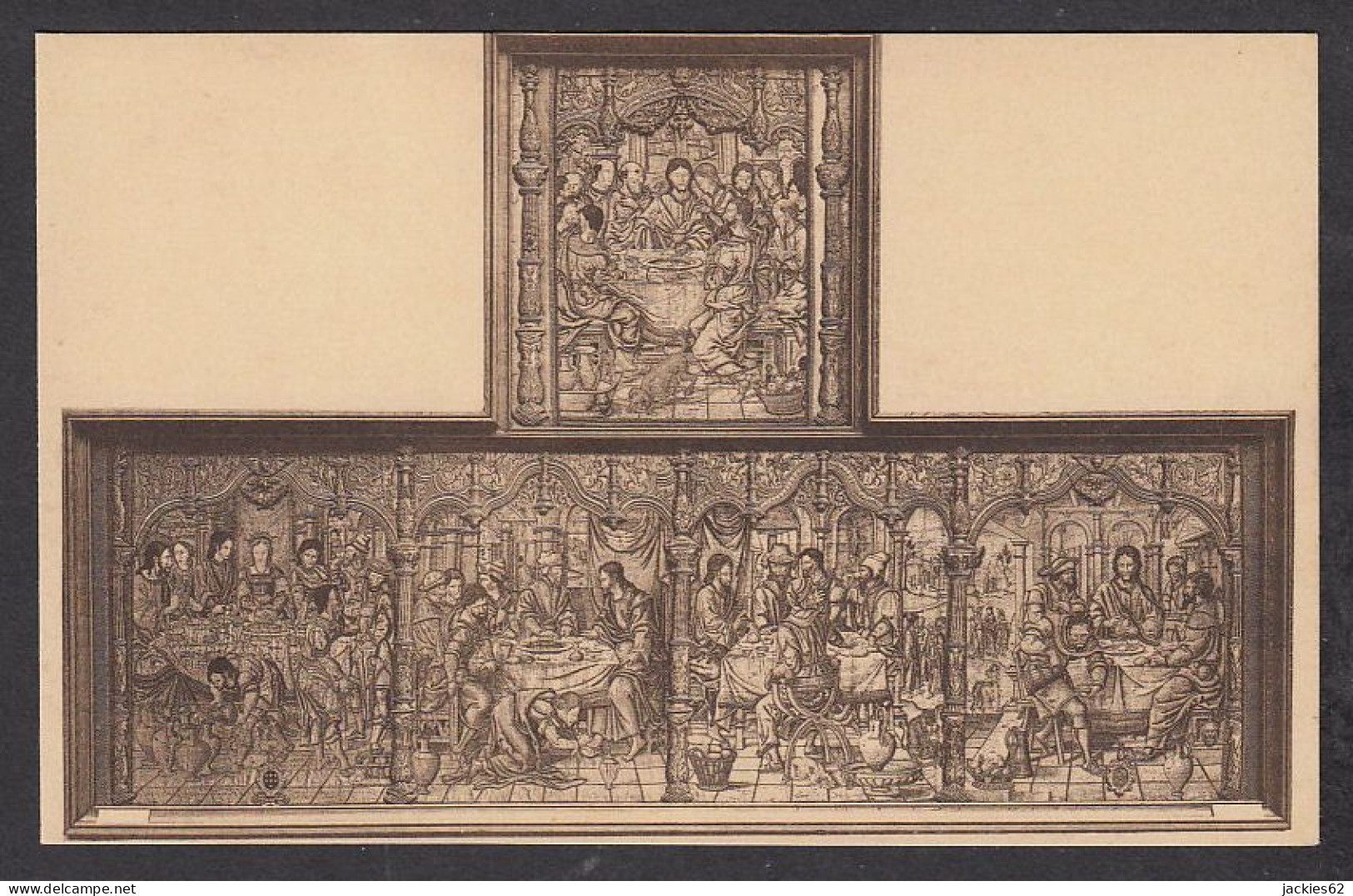 089341/ BRUXELLES, Cinquantenaire, Broderie, *Devantier* D'autel, Or Et De Soie - Musei