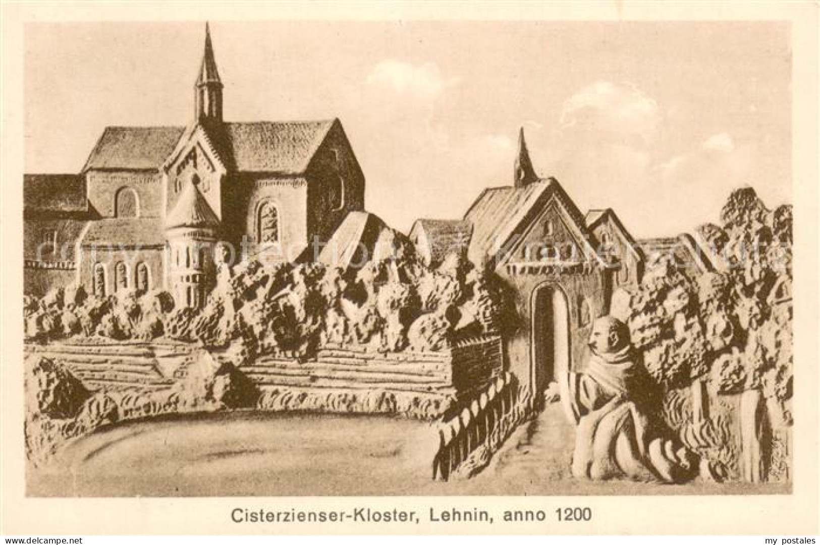 73697167 Lehnin Cisterzienser Kloster Kuenstlerkarte Lehnin - Lehnin