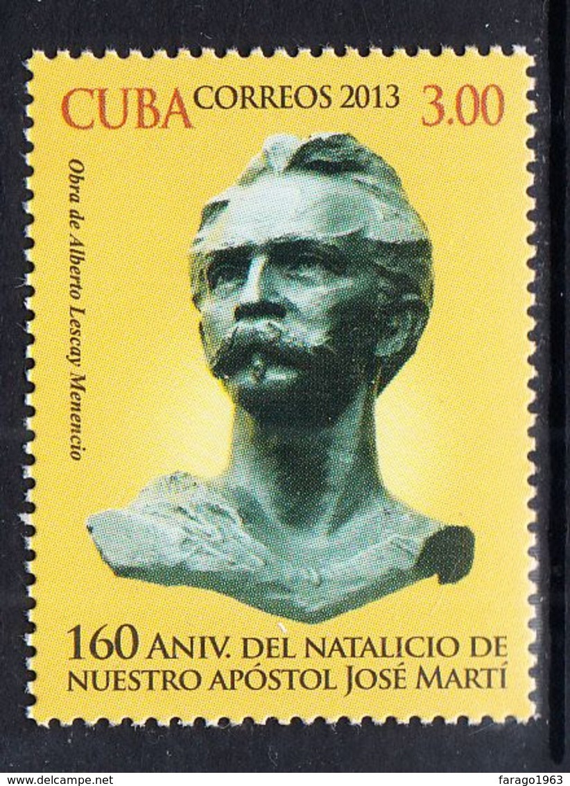 2013 Cuba Jose Marti  Complete Set Of 1 MNH - Ongebruikt