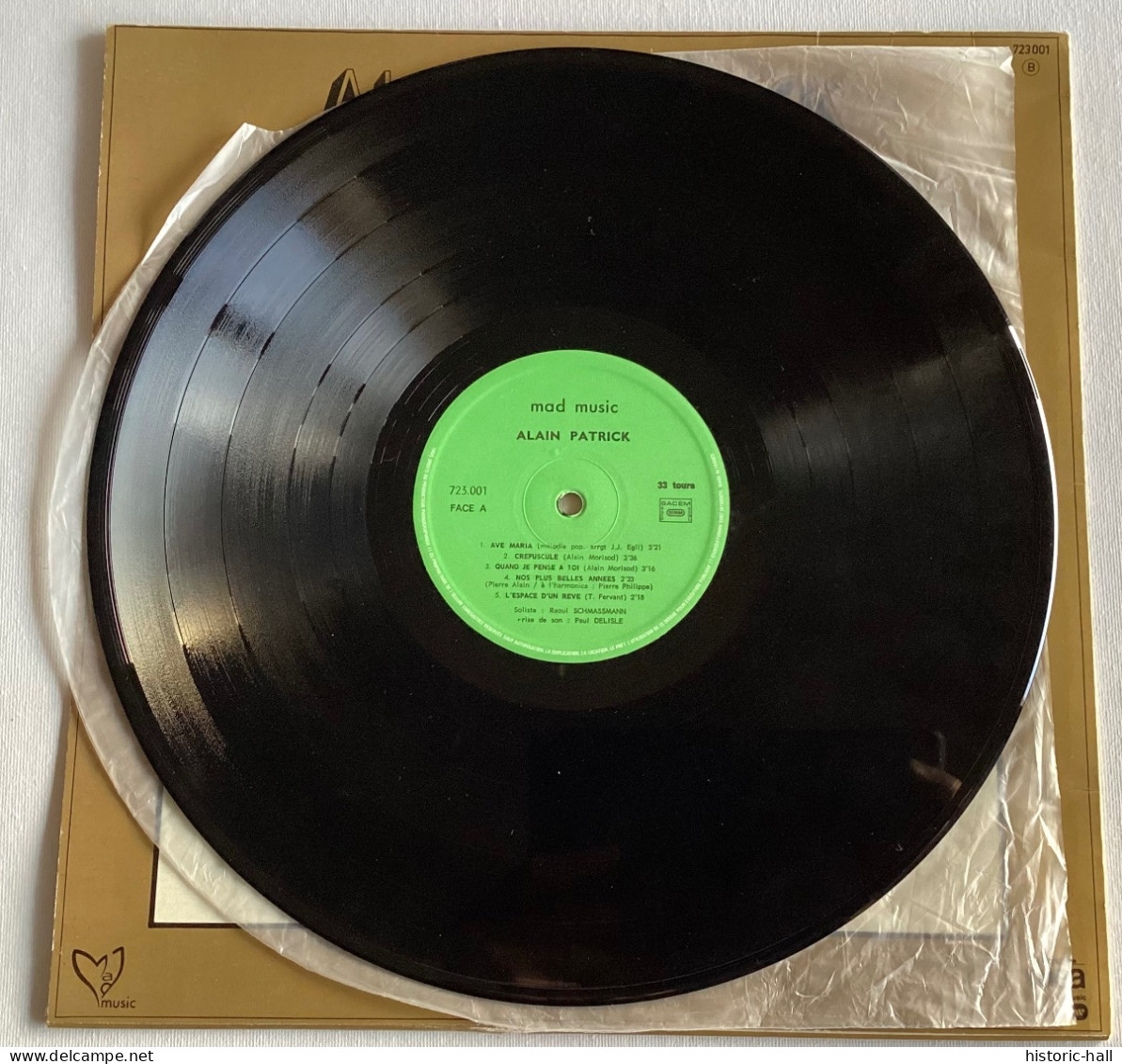 ALAIN PATRICK - Ave Maria - LP - 1976 - Instrumentaal