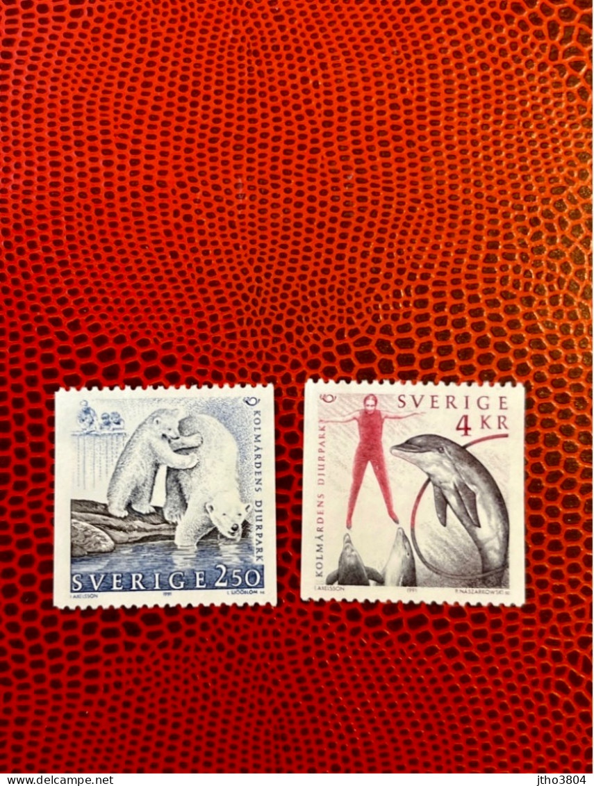 SUEDE 1991 2v Neuf MNH ** YT Mi 1666 1667 Mamíferos Mammals Säugetiere Mammiferi Mammifère SWEDEN - Orsi