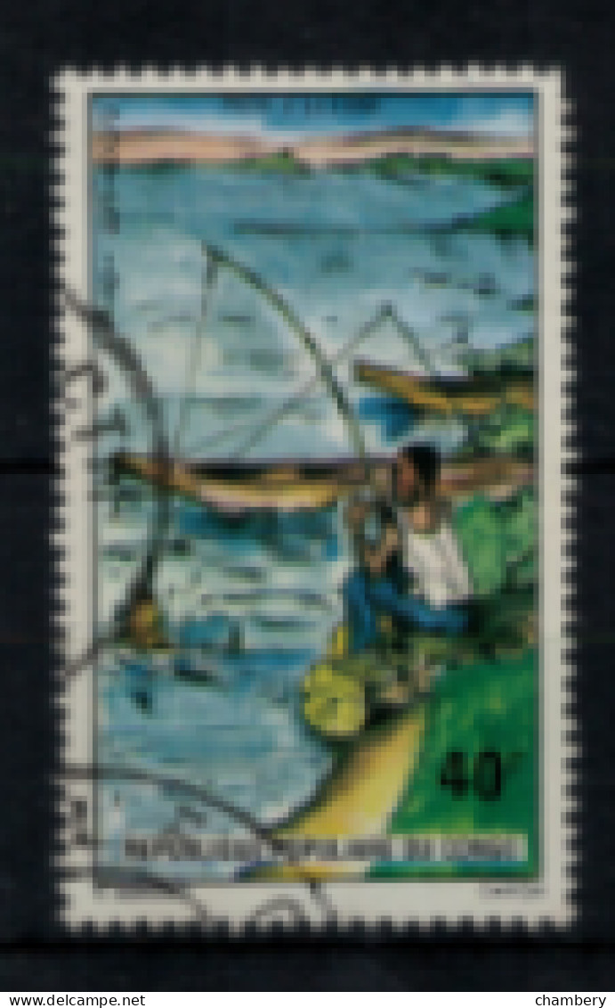 Congo Brazzaville  - "Pêche à La Ligne Traditionnelle" - Oblitéré N° 384 De 1975 - Used