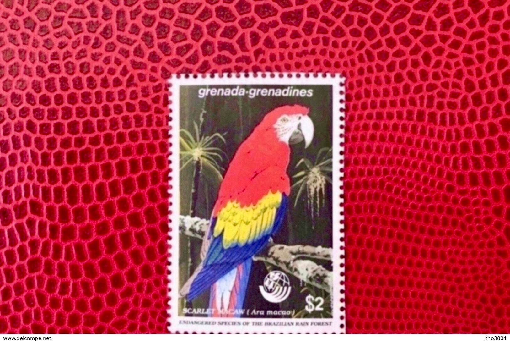 Grenada Grenadines 1992 Wild Birds 1 V Neuf ** MNH YT 1395 Ara Scarlet Macaw   Ucello Oiseau Bird Pájaro Vogel Aves - Papagayos