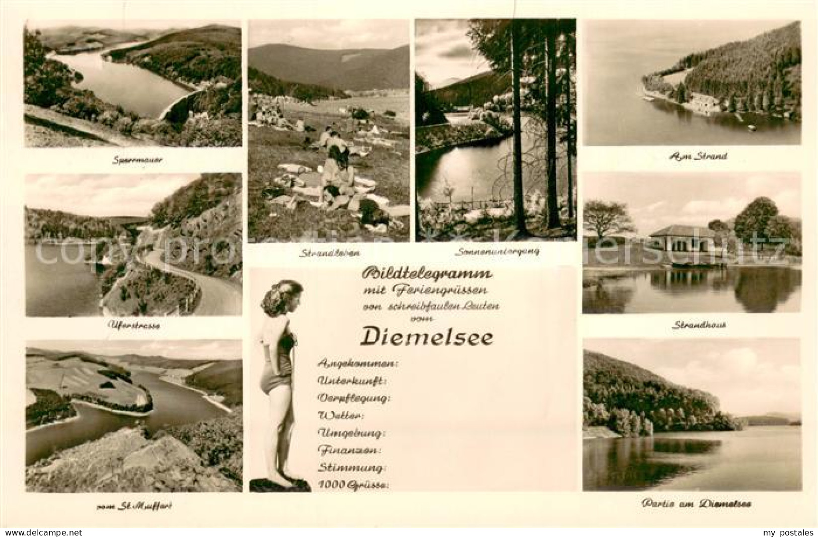 73696836 Brilon Diemelsee Ufersperre Sperrmauer Strandleben Brilon - Brilon