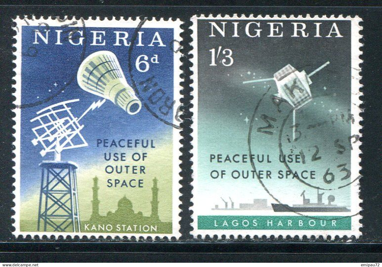 NIGERIA- Y&T N°139 Et 140- Oblitérés - Nigeria (1961-...)