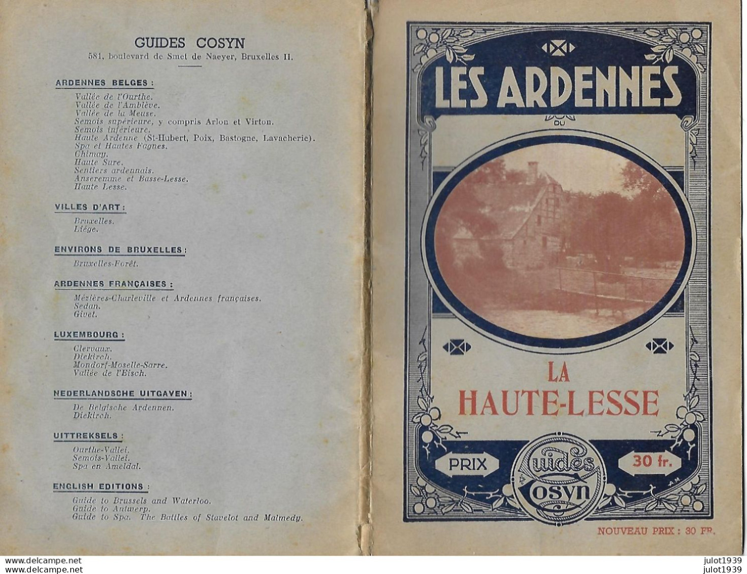 Guide COSYN Des ARDENNES . HAUTE-LESSE . MAISSIN . TELLIN . WELLIN . RESTEIGNE . NEUPONT Etc ... - Paliseul