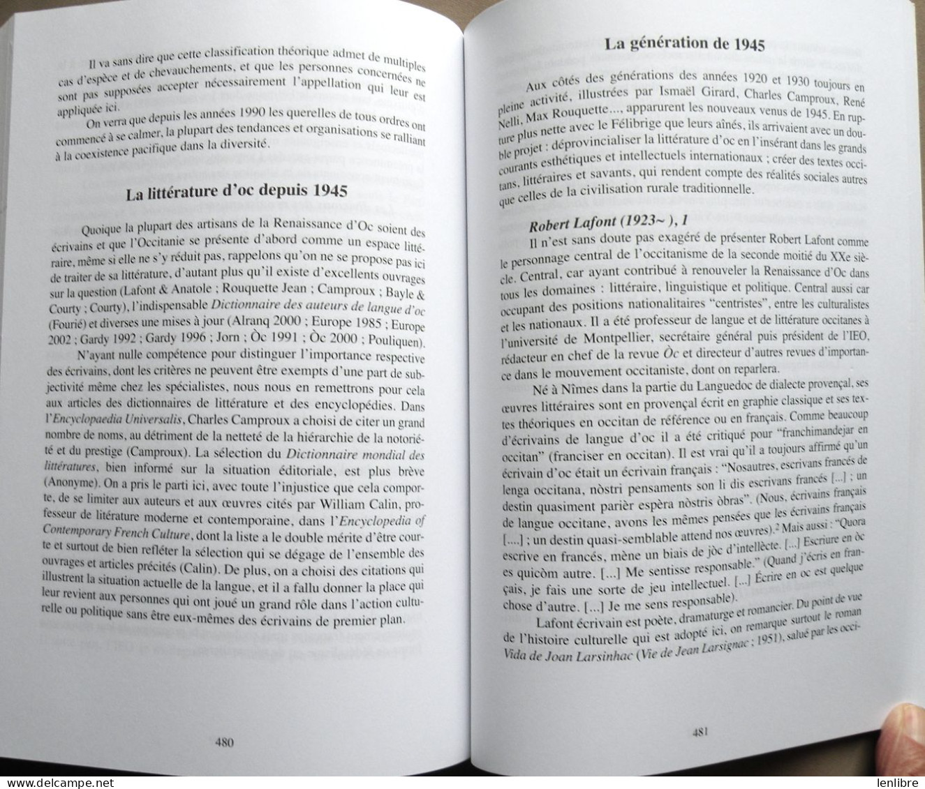 OCCITANIE, Histoire Politique et Culturelle. Pierre Lavelle. 2004.