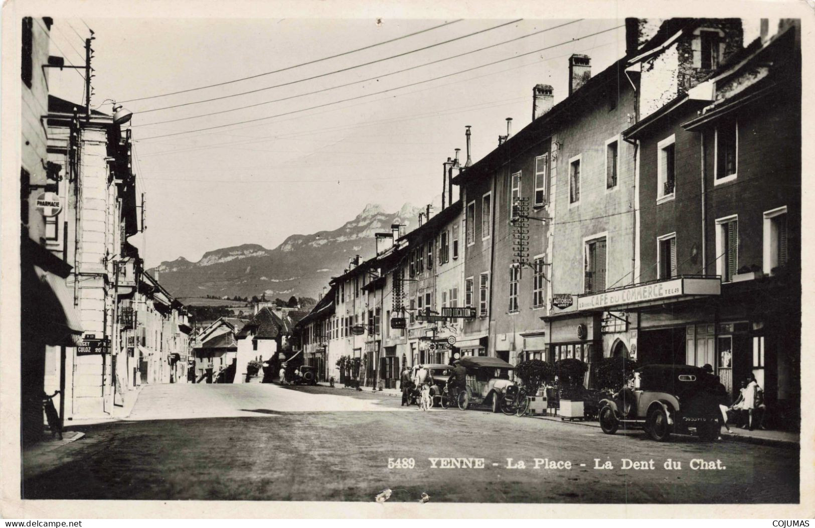 73 - YENNE _S26791_ La Place - La Dent Du Chat - En L'état Trou - CPSM 14x9 Cm - Yenne