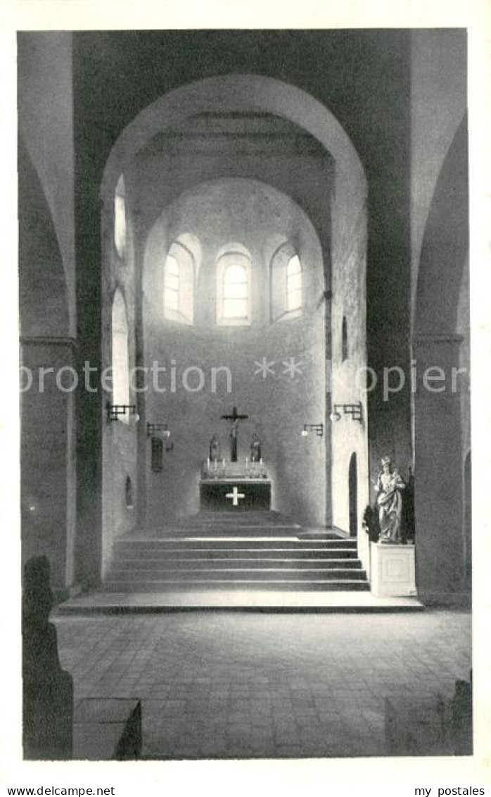 73696552 Mittelheim Rheingau St. Aegidiuskirche Chor Mittelheim Rheingau - Oestrich-Winkel