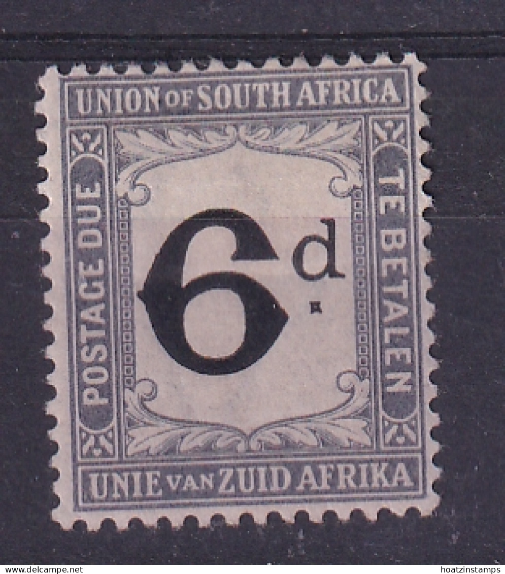 South Africa: 1914/22   Postage Due    SG D6    6d        MH - Strafport
