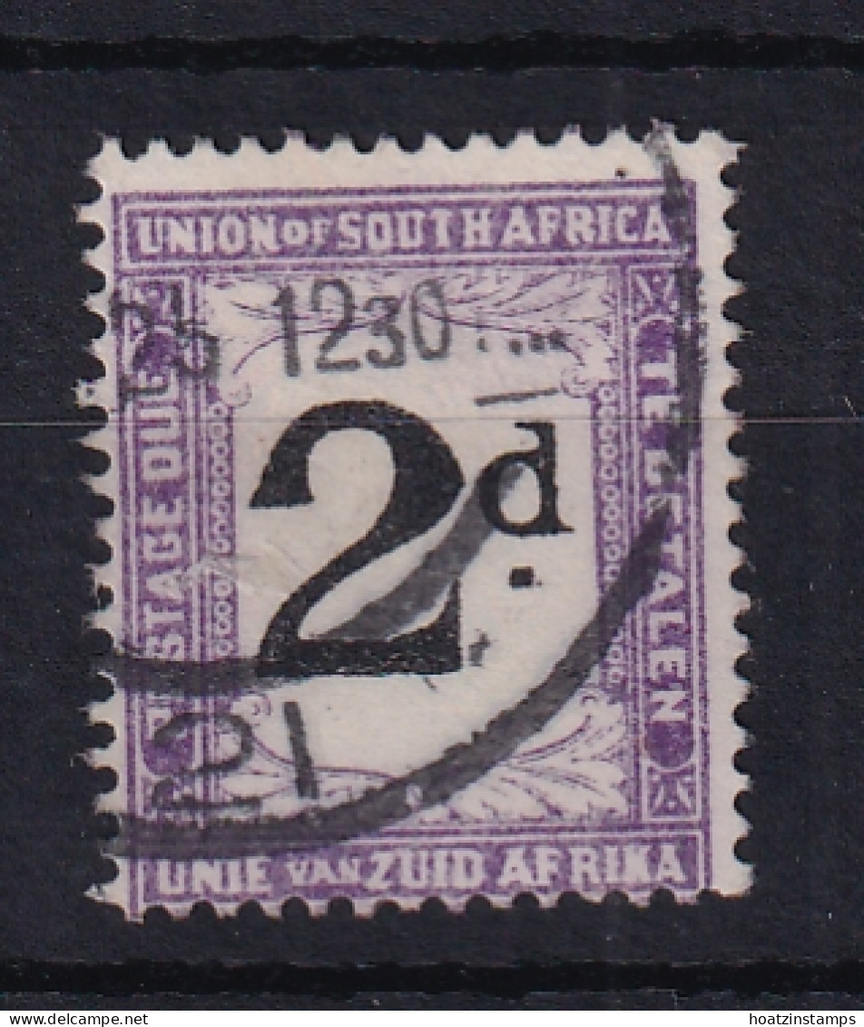South Africa: 1922/26   Postage Due    SG D14   2d   Black & Pale Violet     Used - Strafport