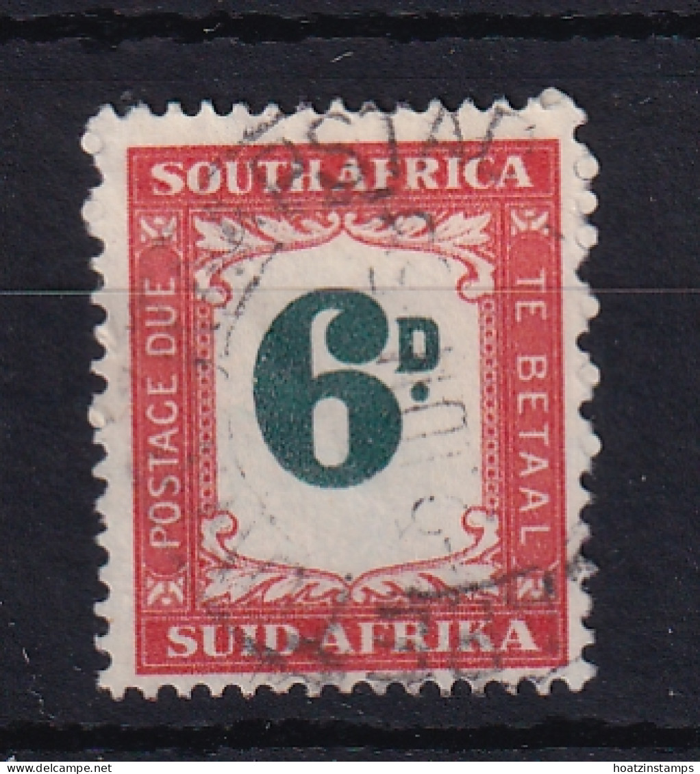 South Africa: 1950/58   Postage Due    SG D43    6d     Used - Postage Due