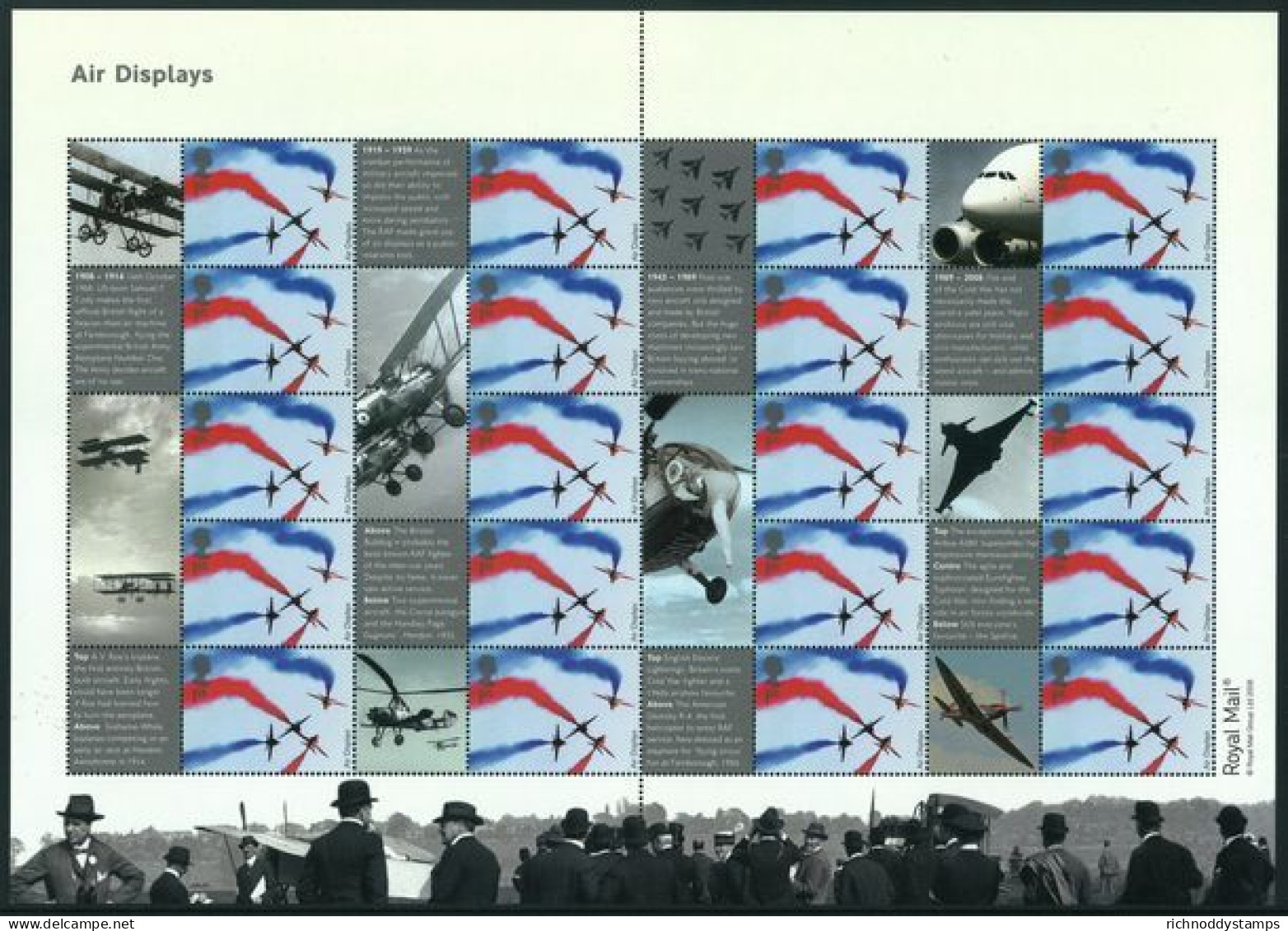 2008 Air Displays Smilers Unmounted Mint.  - Personalisierte Briefmarken