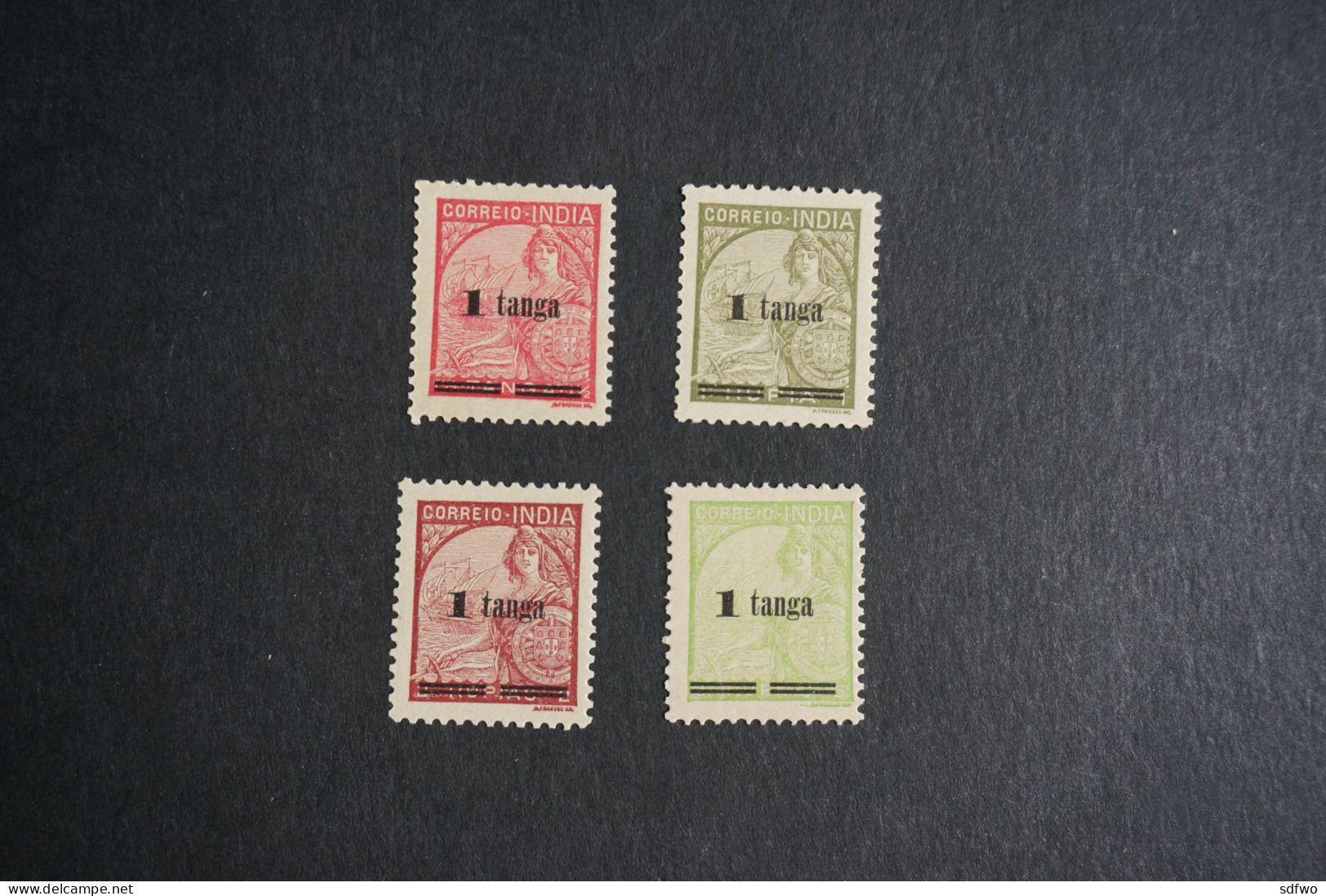 (M) Portuguese India - 1942 Padroes W/OVP Set - Af. 363 To 366 (MH) - India Portuguesa