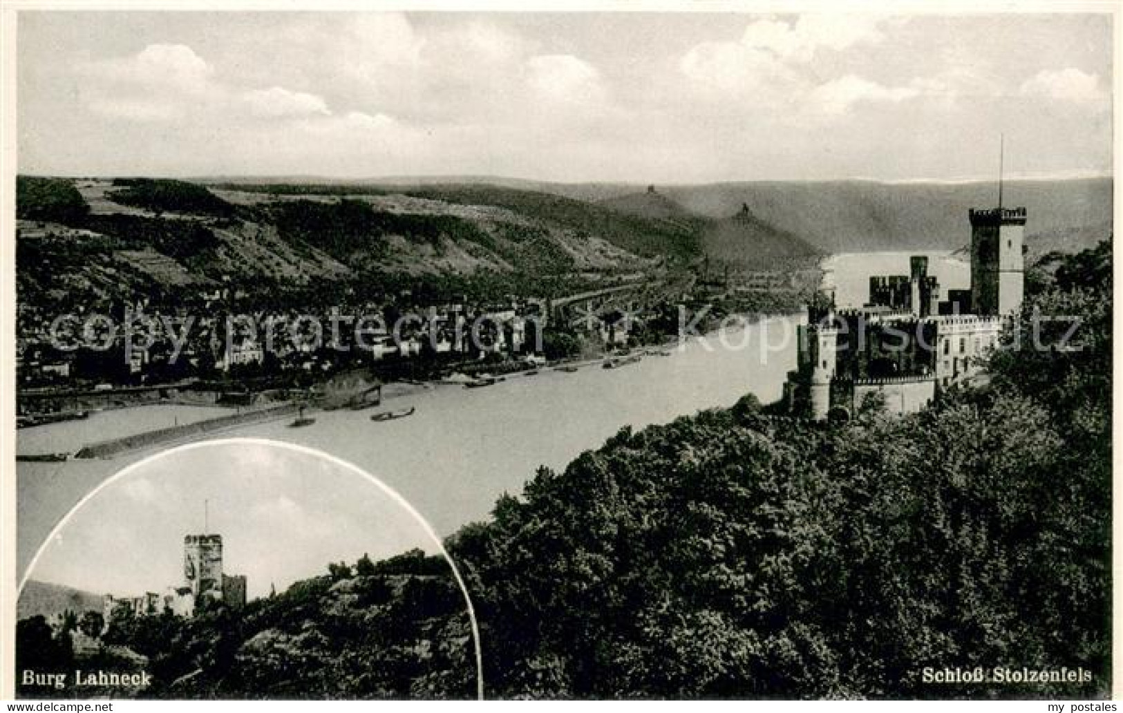 73696208 Lahnstein Burg Lahneck Schloss Stolzenfels Lahnstein - Lahnstein