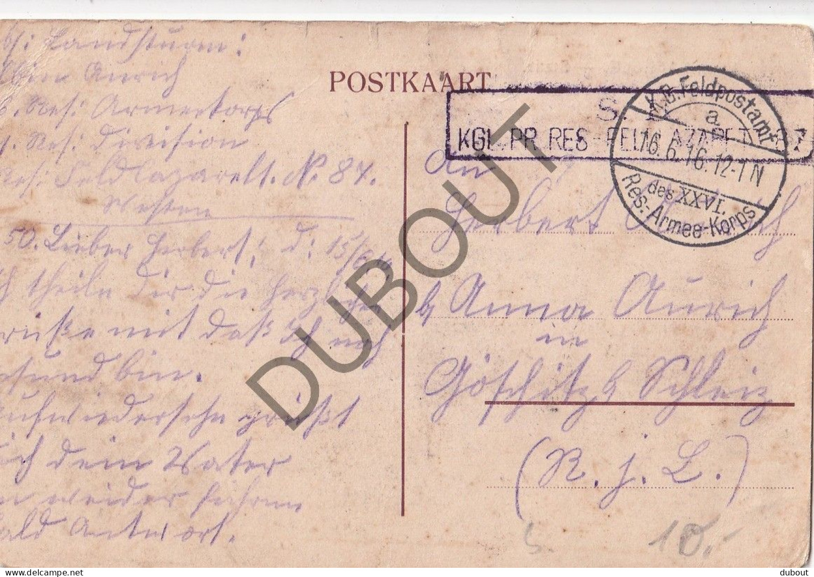 Postkaart - Carte Postale -  Poelkapelle - Statie (C5660) - Langemark-Poelkapelle