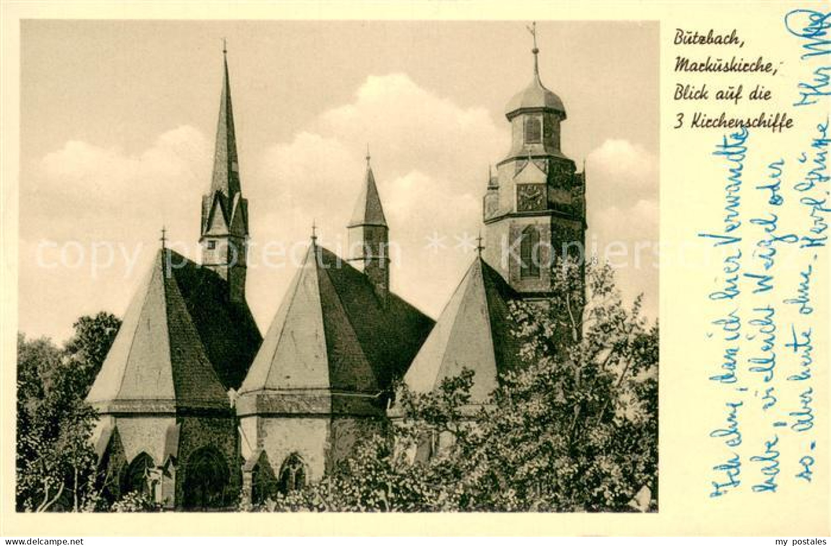 73696180 Butzbach Markuskirche 3 Kirchenschiffe Butzbach - Butzbach