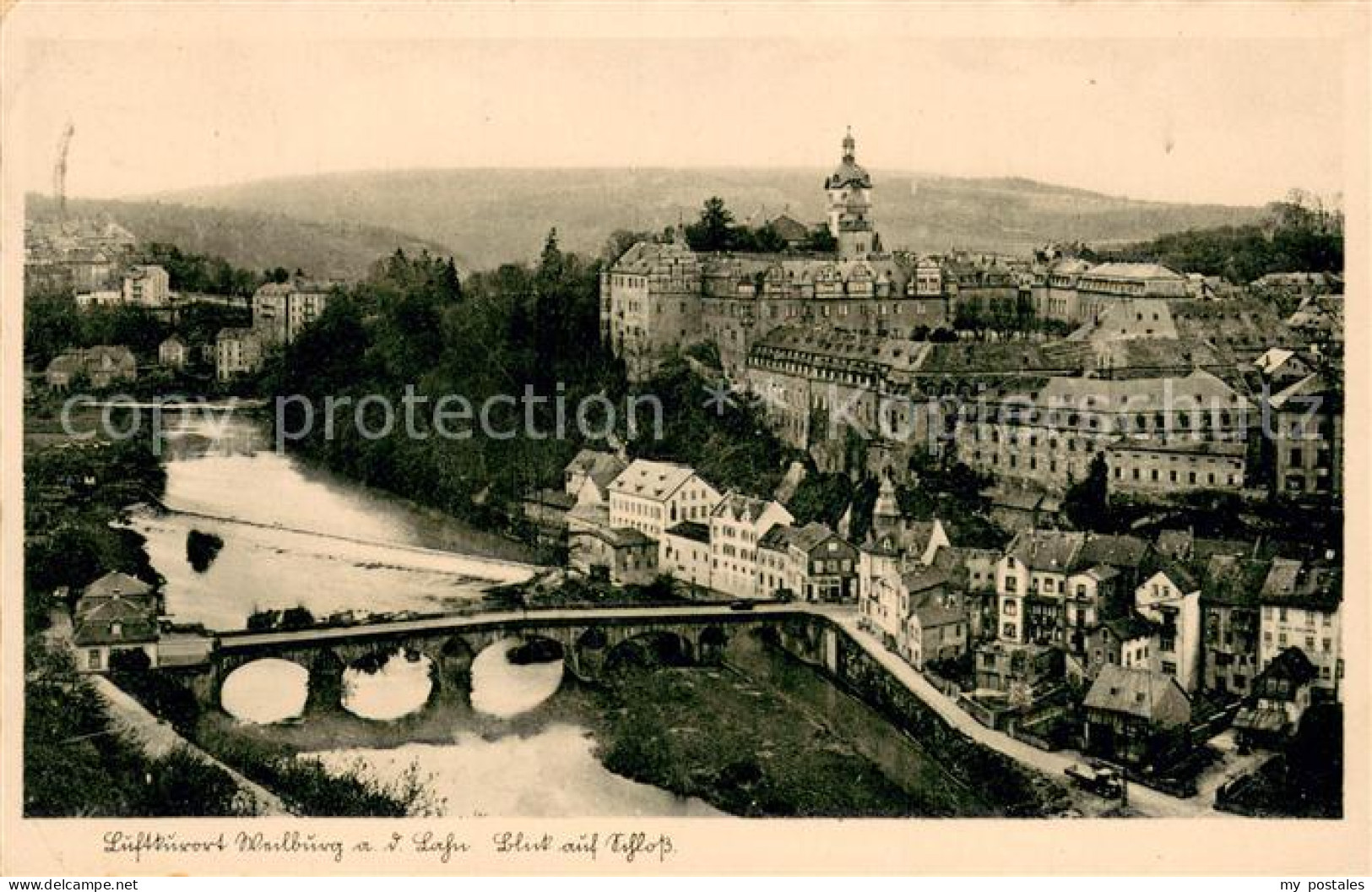 73696166 Weilburg Panorama Mit Schloss Weilburg - Weilburg