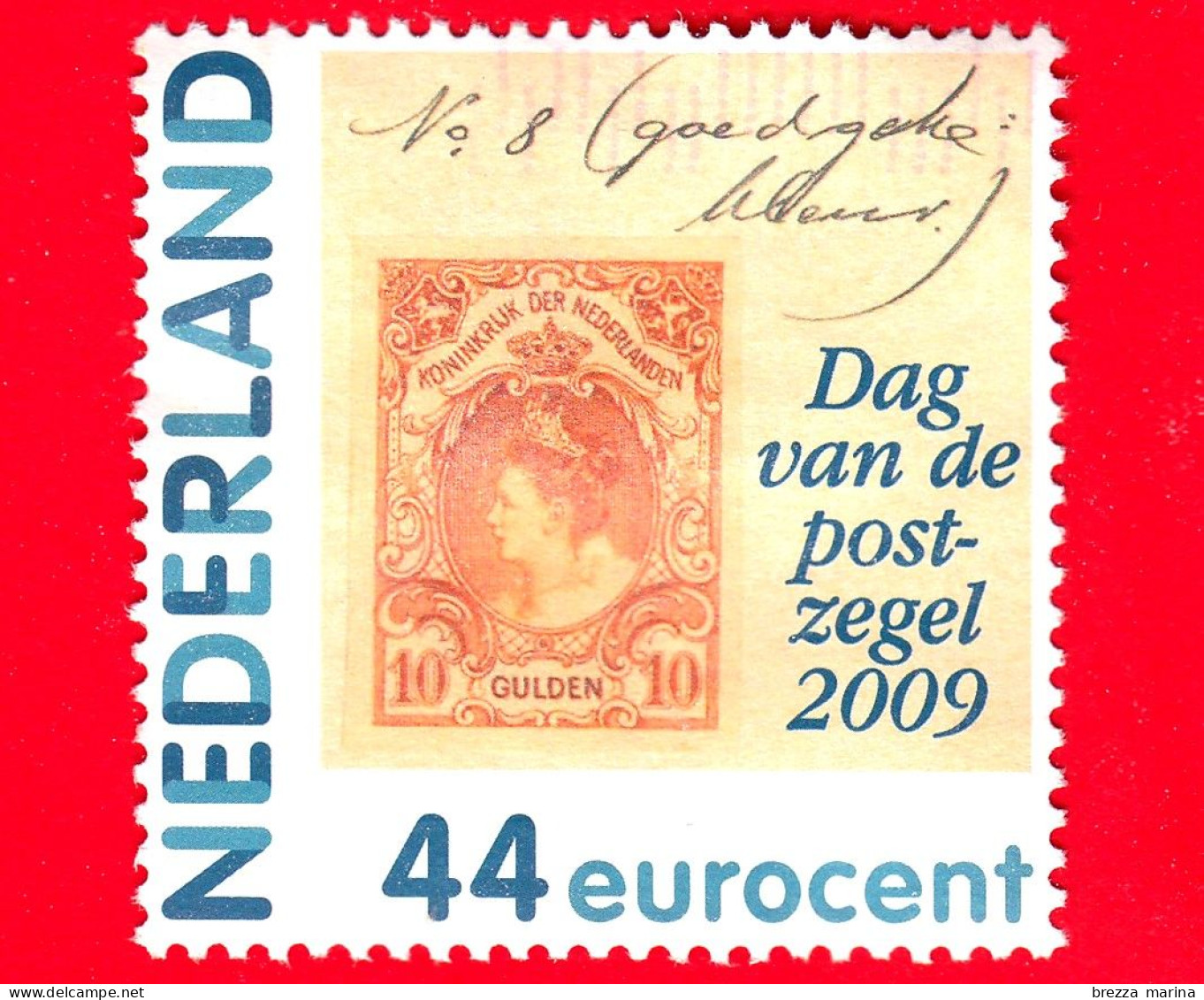 OLANDA - Nederland - Usato - 2009 - Giornata Del Francobollo - Personal Stamp Day Of The Stamp - 44 - Usati