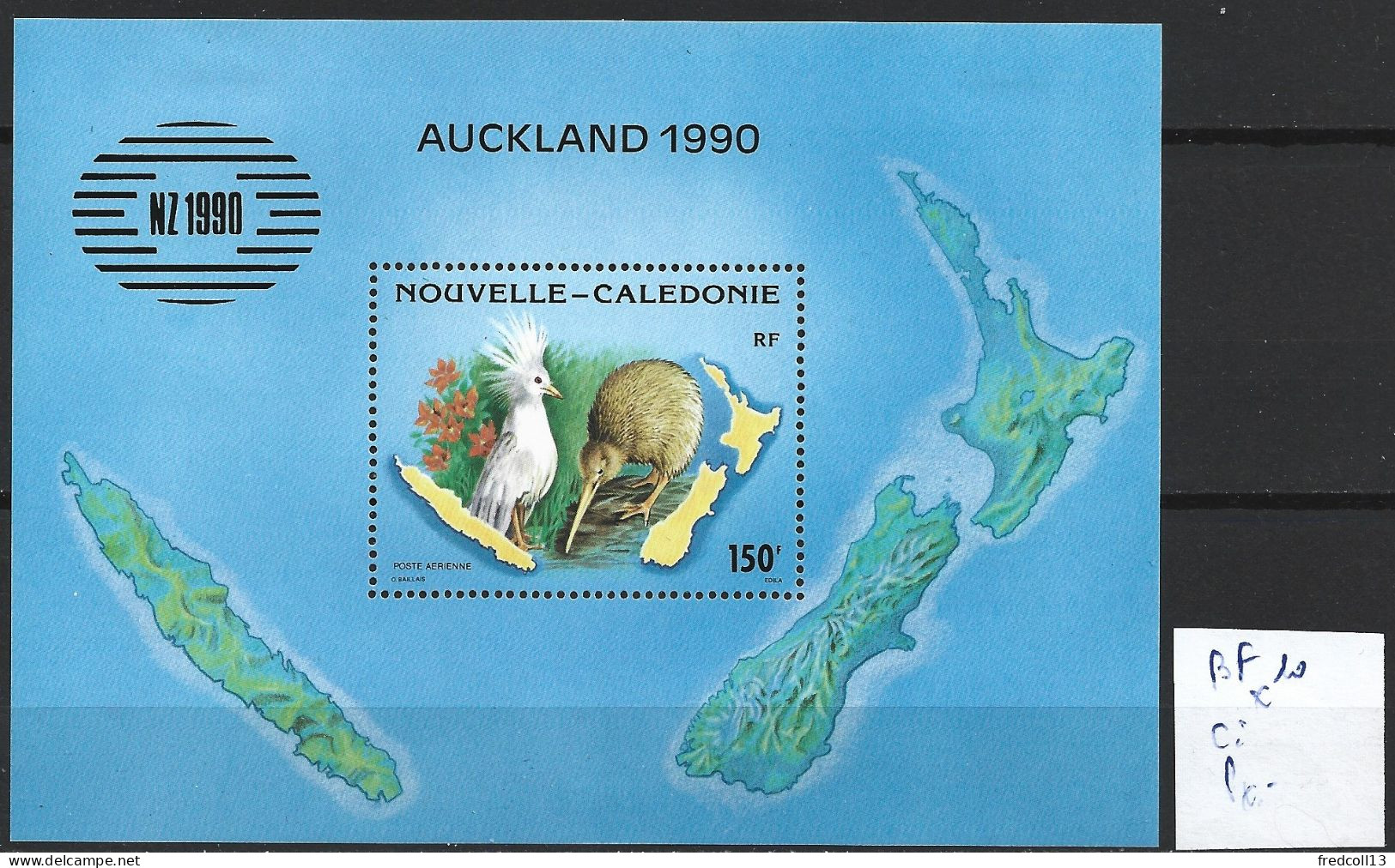 NOUVELLE-CALEDONIE BF 10 * Côte 6.50 € - Hojas Y Bloques