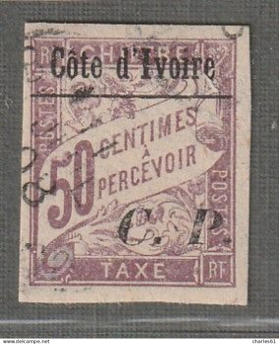 COTE D'IVOIRE - COLIS POSTAUX : N°14 Obl (1904) 50c Lilas - Usados