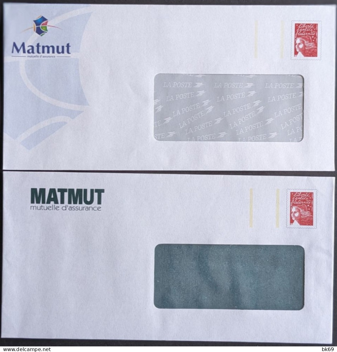 Matmut Luquet 2 Enveloppes, Ancien & Nouveau Logo - Otros & Sin Clasificación